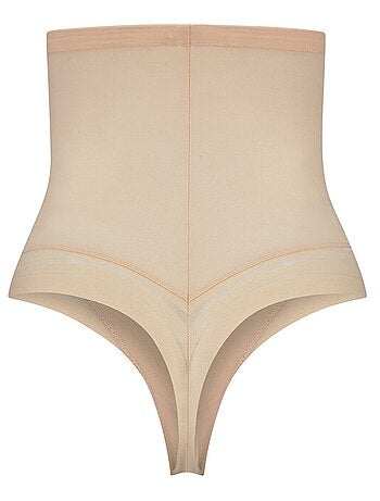 String gainage fort Powermesh taille haute