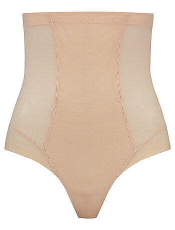 String gainage fort Powermesh taille haute
