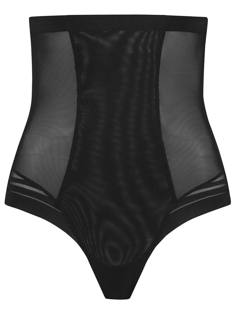 String gainage fort Powermesh taille haute Noir - Kiabi