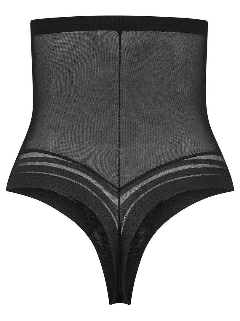 String gainage fort Powermesh taille haute Noir - Kiabi