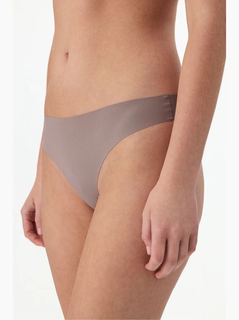 String invisible à découpe laser penti Mauve - Kiabi