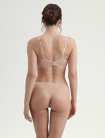 String microfibre stretch et dentelle Daily Micro