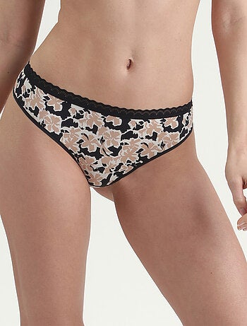 String microfibre stretch et dentelle Daily Micro