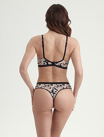 String microfibre stretch et dentelle Daily Micro