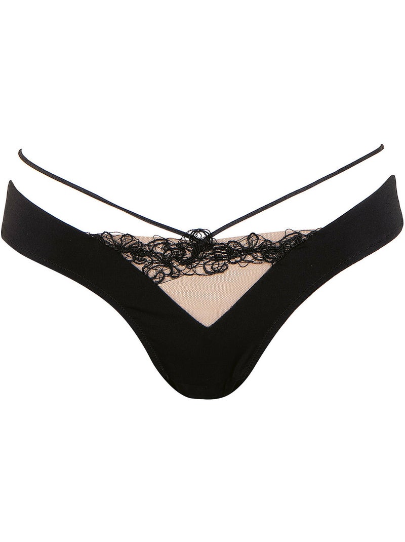 String ouvert Luxury Dream Noir - Kiabi