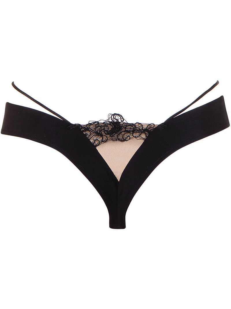 String ouvert Luxury Dream Noir - Kiabi