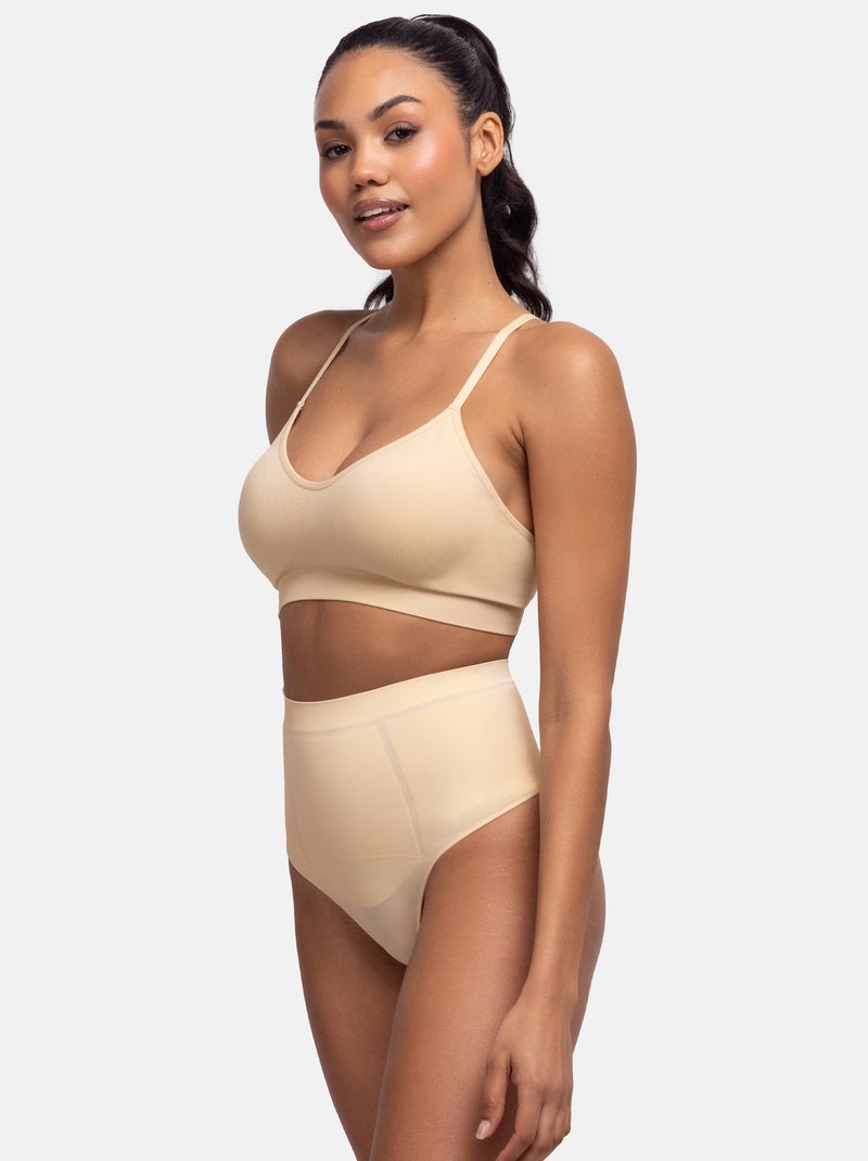 String sculpté absolute sculpt Dorina Beige - Kiabi