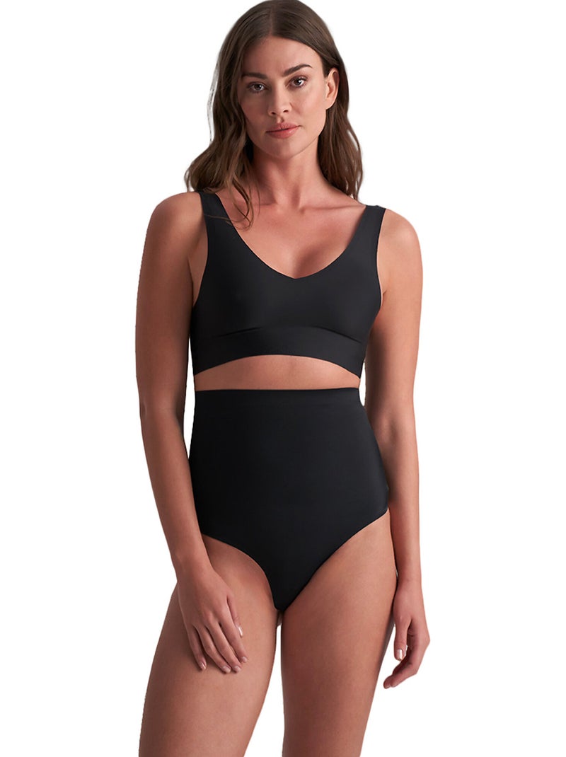 String taille ultra haute invisible Noir - Kiabi