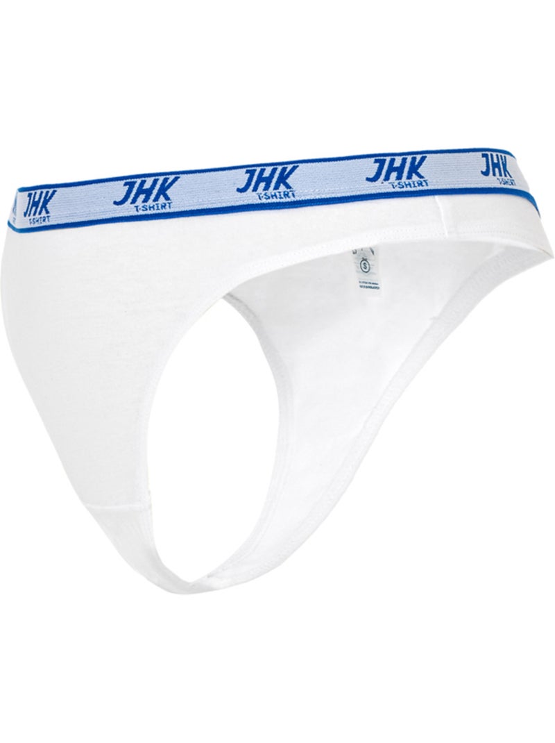 Strings motif/style uni - jhk Blanc - Kiabi