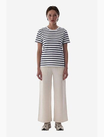 Stripe premium t-shirt rayé à manches courtes penti
