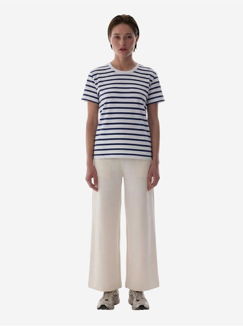 Stripe premium t-shirt rayé à manches courtes penti - Kiabi Stripe premium t-shirt rayé à manches courtes penti - Kiabi