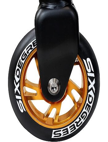 Stuntscooter Trottinette 100 mm noir-cuivre brun