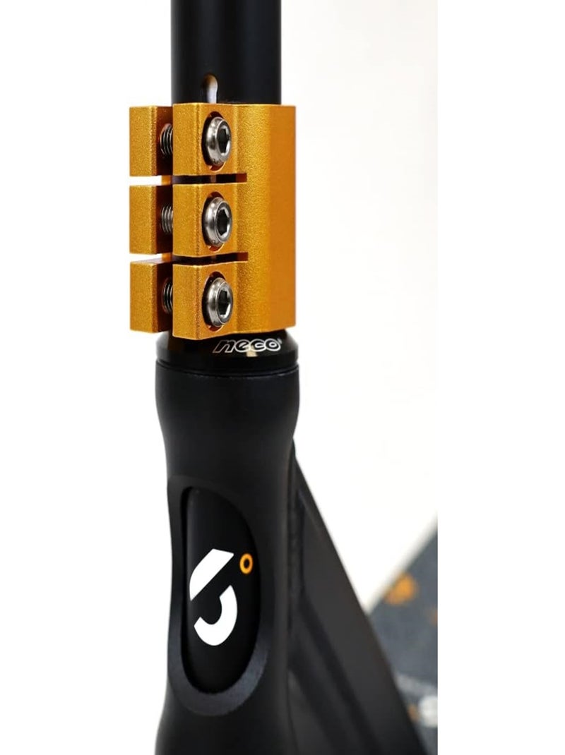 Stuntscooter Trottinette 100 mm noir-cuivre brun Jaune - Kiabi