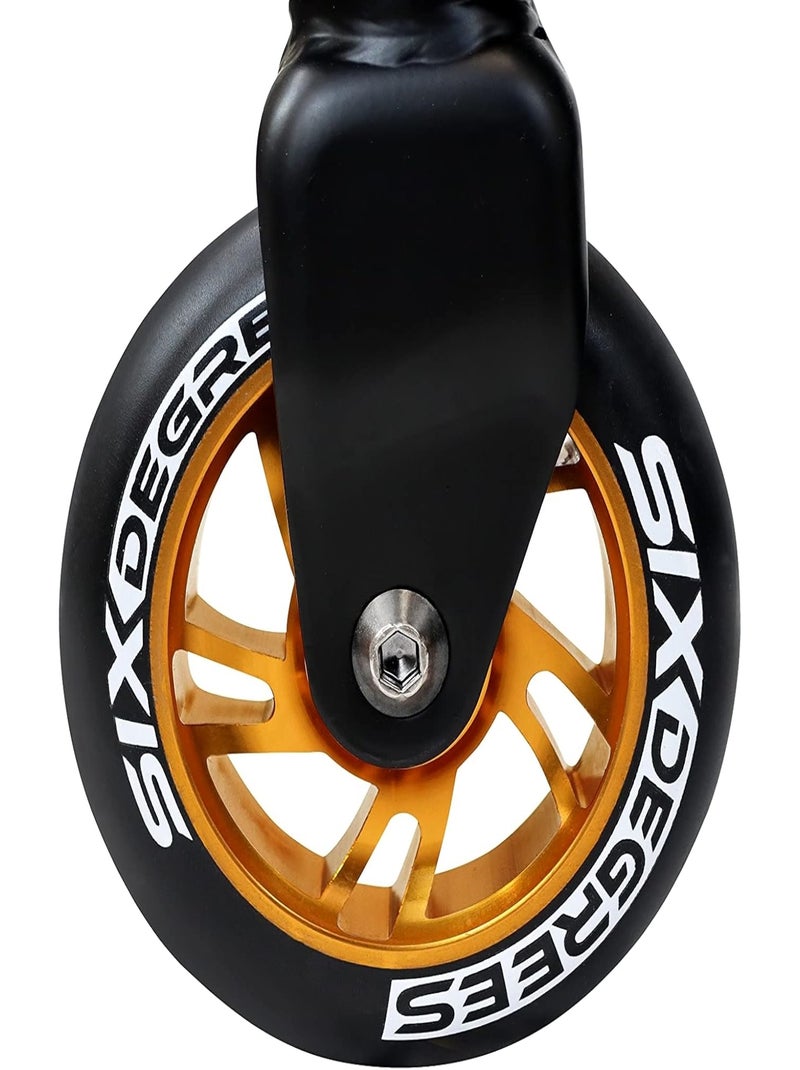 Stuntscooter Trottinette 100 mm noir-cuivre brun Jaune - Kiabi
