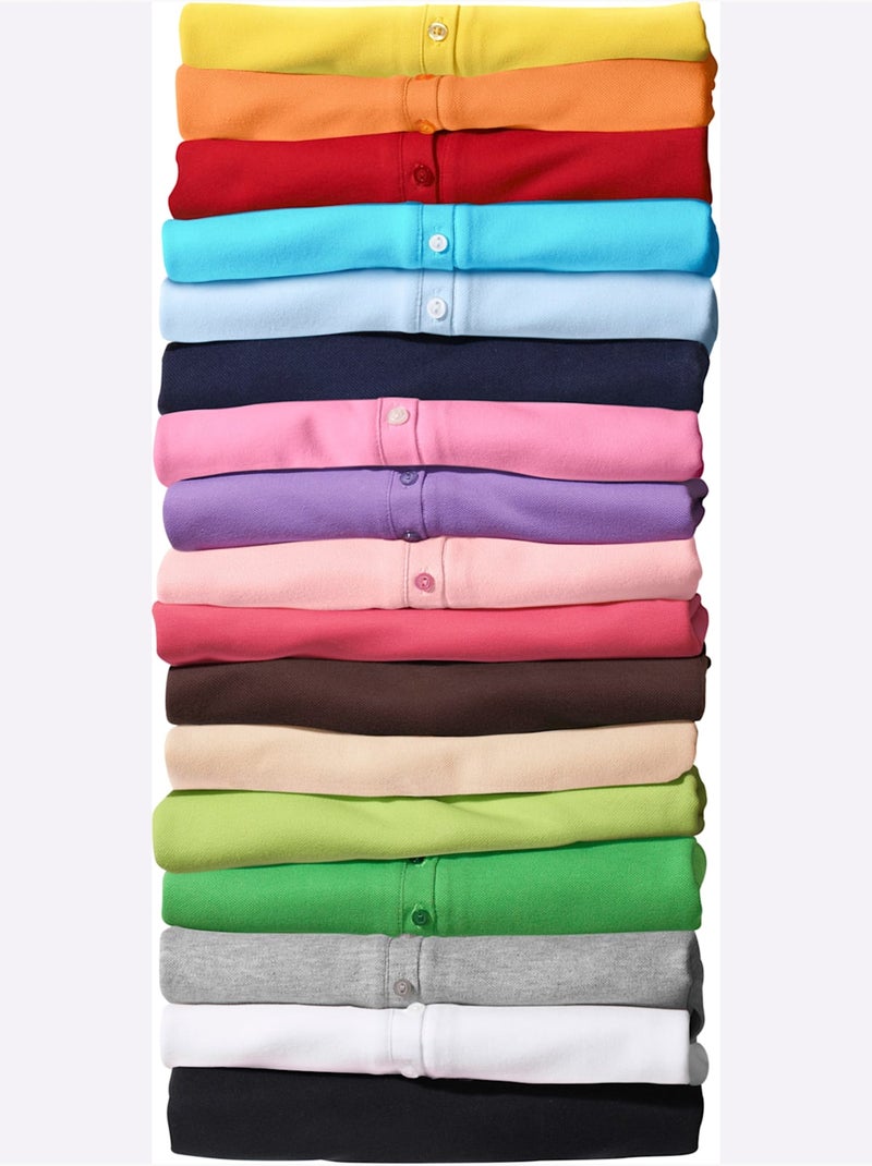 Style Polo Classique - Taille Standard - Helline Parme - Kiabi