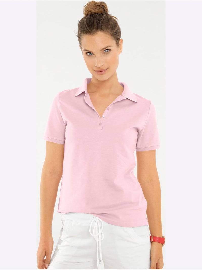 Style Polo Classique - Taille Standard - Helline Rose - Kiabi