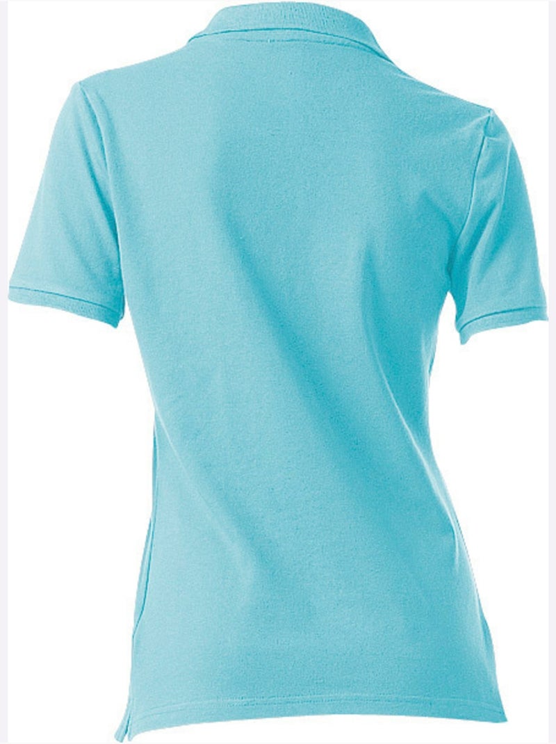 Style Polo Classique - Taille Standard - Helline Turquoise - Kiabi