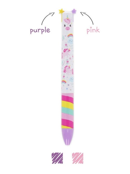 Stylo à Bille à deux Couleurs - Click&Clack - Kiabi