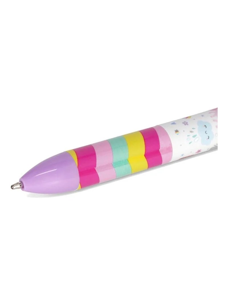 Stylo à Bille à deux Couleurs - Click&Clack Multicolore - Kiabi