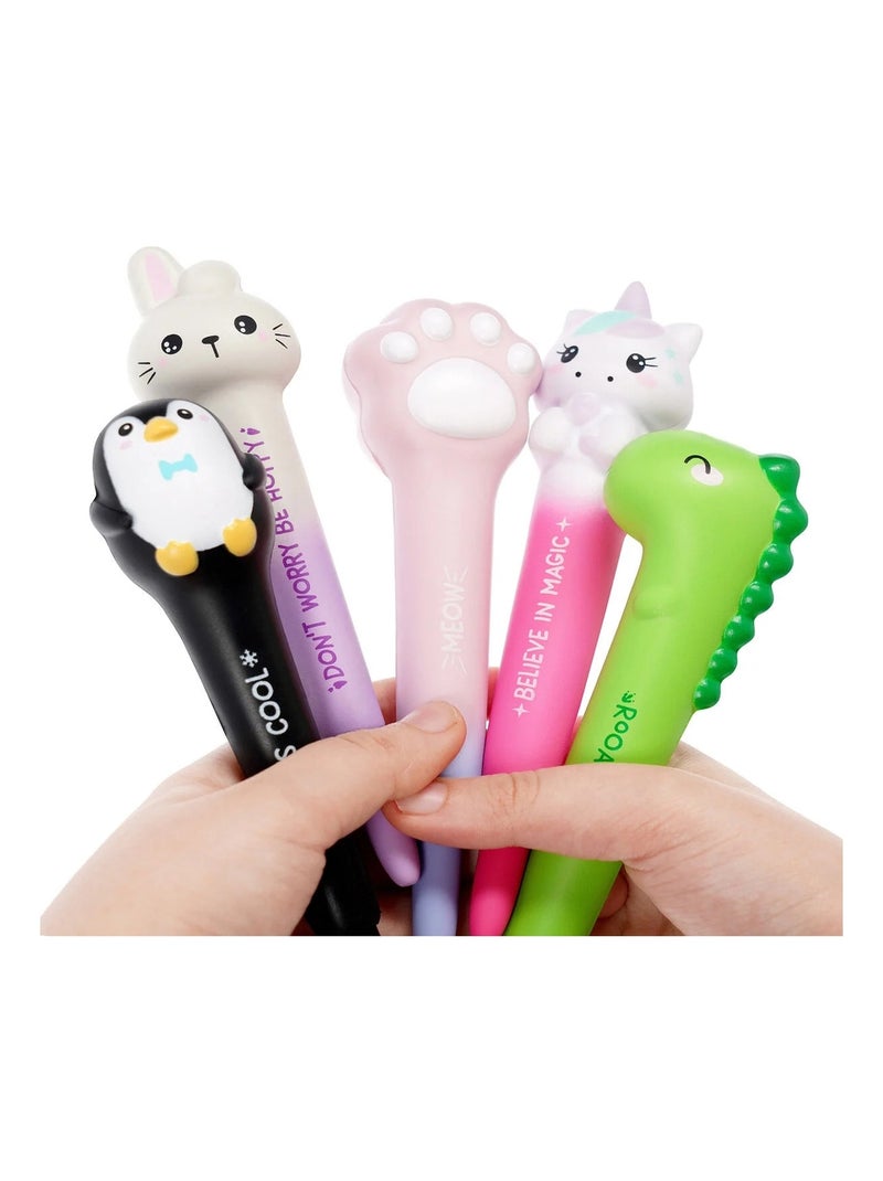 Stylo à encre gel antistress - Squeezies Rose - Kiabi