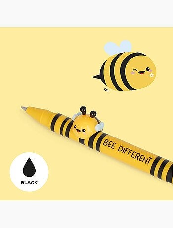 Stylo à encre gel avec animal décoratif bee bee different - lovely friends