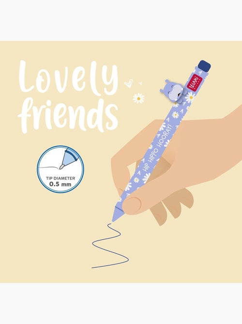 Stylo à encre gel avec animal décoratif Hippo >- Lovely Friends - Kiabi