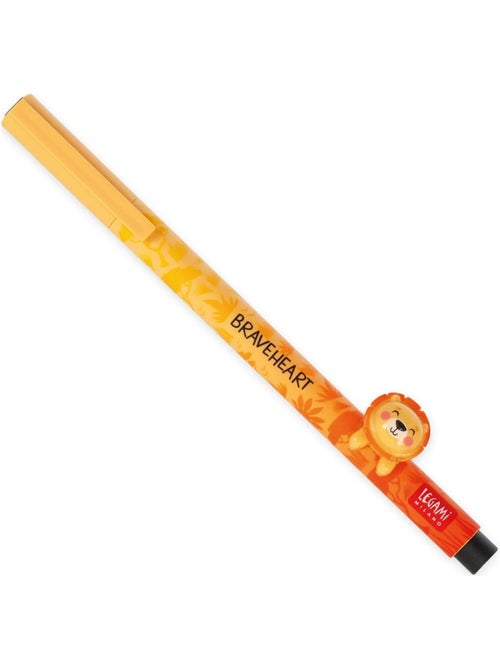 Stylo à encre gel avec animal décoratif lion > - Lovely Friends - Kiabi