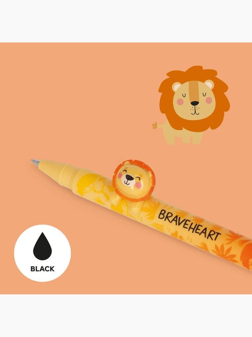 Stylo à encre gel avec animal décoratif lion > - Lovely Friends - Kiabi