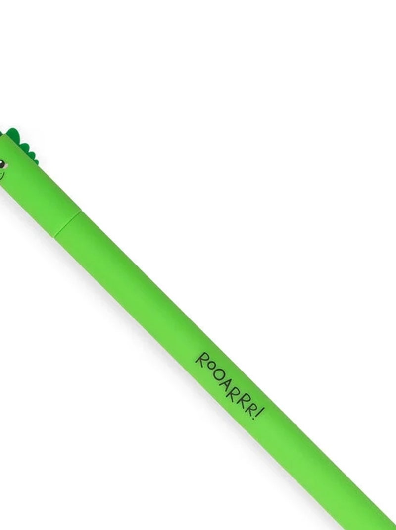 Stylo à encre gel effaçable - Dino Vert - Kiabi