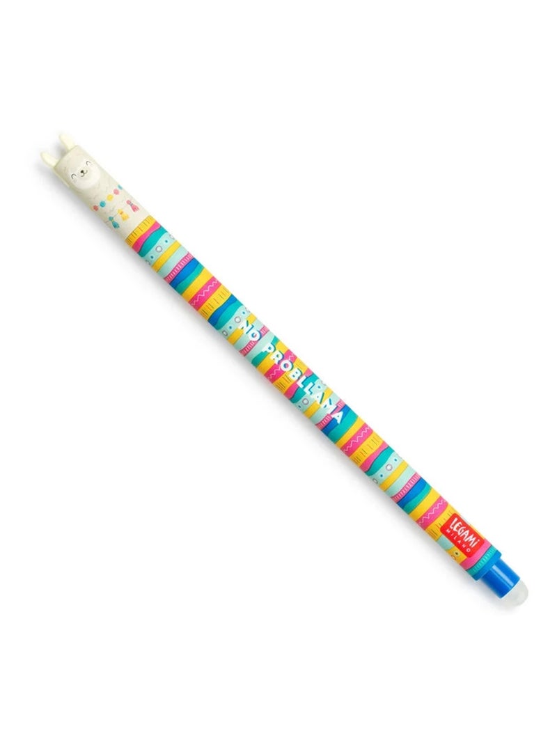 Stylo à encre gel effaçable - Lama Multicolore - Kiabi
