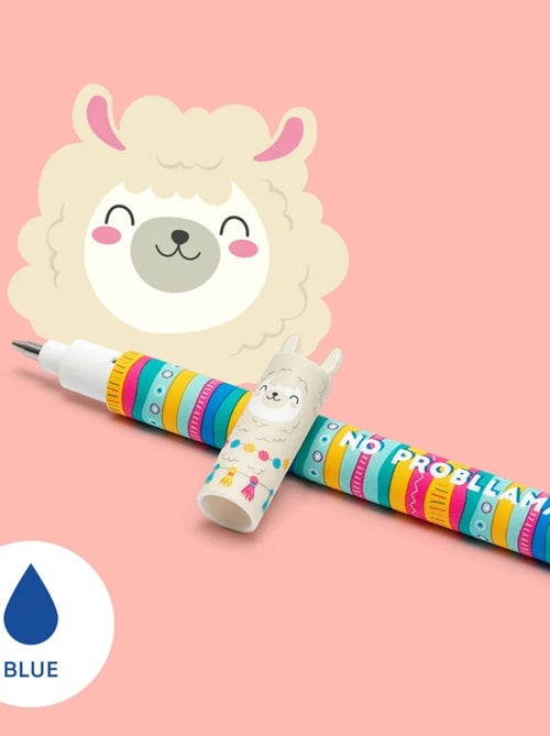 Stylo à encre gel effaçable - Lama - Kiabi