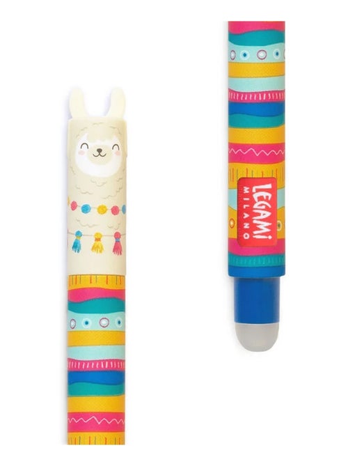 Stylo à encre gel effaçable - Lama - Kiabi