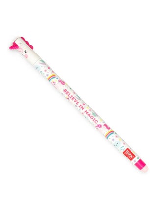 Stylo à encre gel effaçable - Licorne