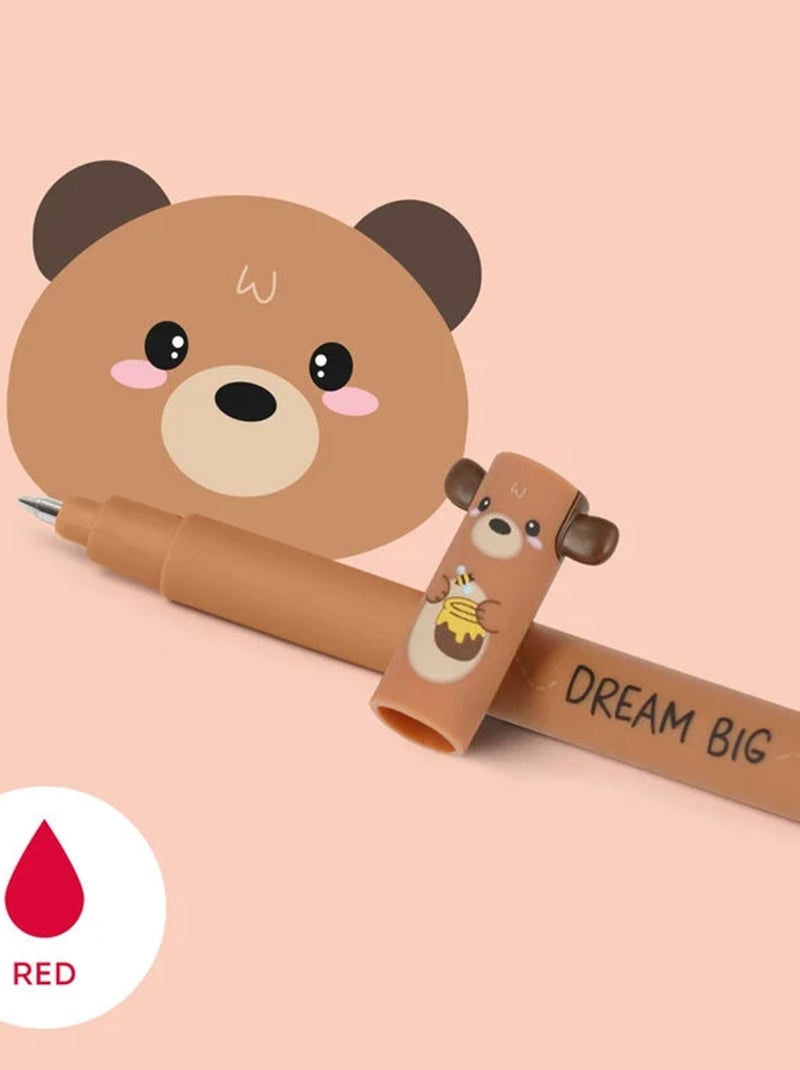 Stylo à encre gel effaçable - Teddy Bear Marron - Kiabi