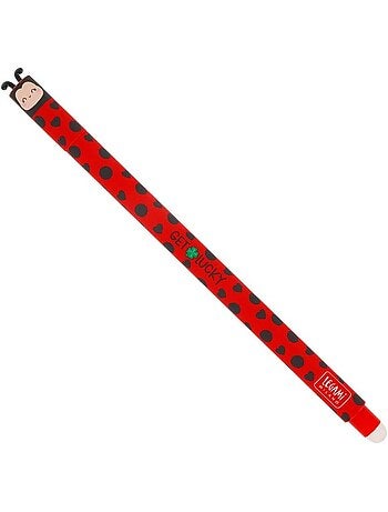 Stylo à encre gel effaçable ladybug get lucky - erasable pen