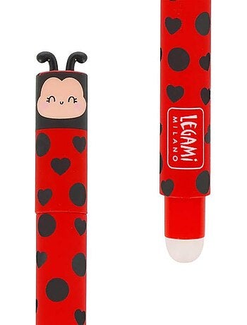 Stylo à encre gel effaçable ladybug get lucky - erasable pen