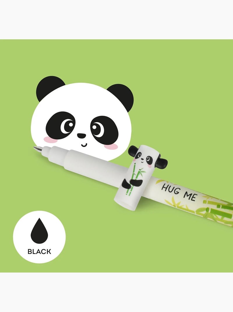 Stylo à encre gel effaçable panda hug me - erasable pen Noir - Kiabi
