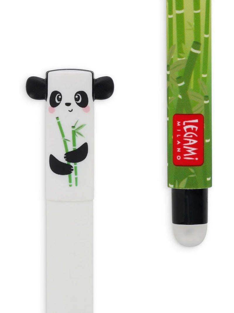 Stylo à encre gel effaçable panda hug me - erasable pen Noir - Kiabi