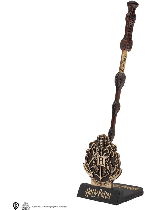 Stylo baguette avec socle & marque-page lenticulaire Albus Dumbledore - Harry Potter - Kiabi