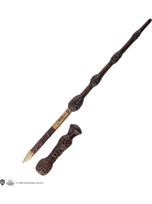 Stylo baguette avec socle & marque-page lenticulaire Albus Dumbledore - Harry Potter - Kiabi
