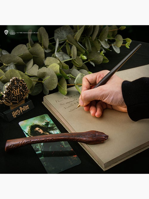 Stylo baguette avec socle & marque-page lenticulaire Bellatrix Lestrange - Harry Potter - Kiabi