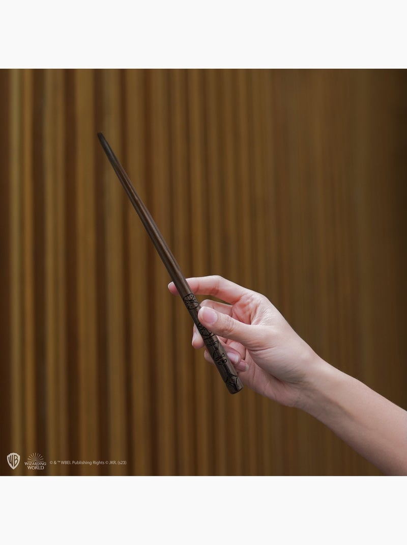 Stylo baguette avec socle & marque-page lenticulaire Cédric Diggory - Harry Potter Marron - Kiabi