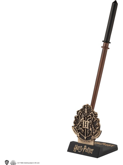 Stylo baguette avec socle & marque-page lenticulaire Drago Malefoy - Harry Potter - Kiabi