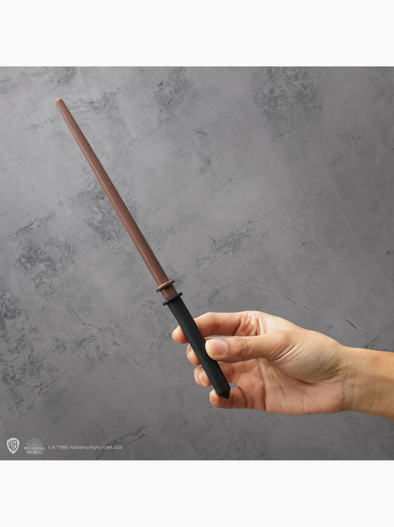Stylo baguette avec socle & marque-page lenticulaire Drago Malefoy - Harry Potter Marron - Kiabi