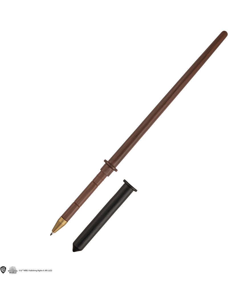 Stylo baguette avec socle & marque-page lenticulaire Drago Malefoy - Harry Potter Marron - Kiabi