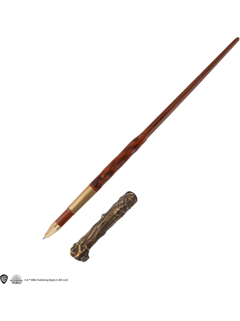 Stylo baguette avec socle & marque-page lenticulaire Harry Potter - Harry Potter Marron - Kiabi
