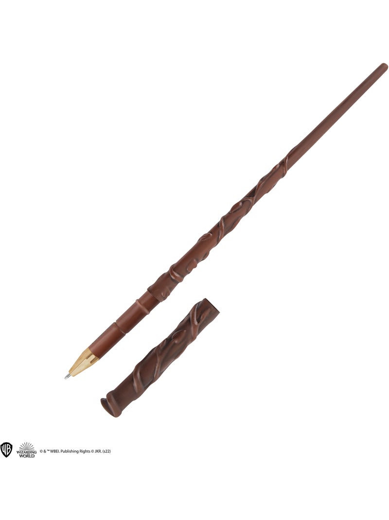 Stylo baguette avec socle & marque-page lenticulaire Hermione Granger - Harry Potter Marron - Kiabi
