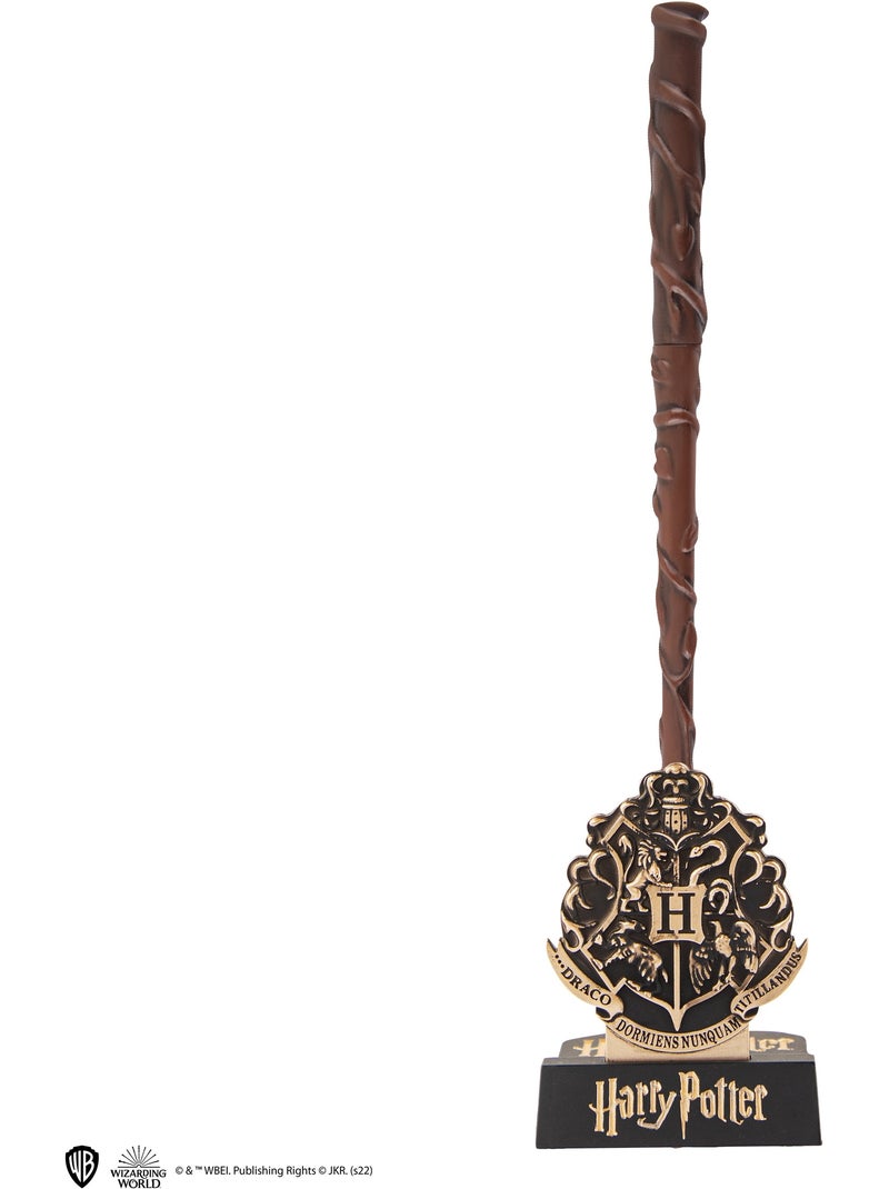 Stylo baguette avec socle & marque-page lenticulaire Hermione Granger - Harry Potter Marron - Kiabi