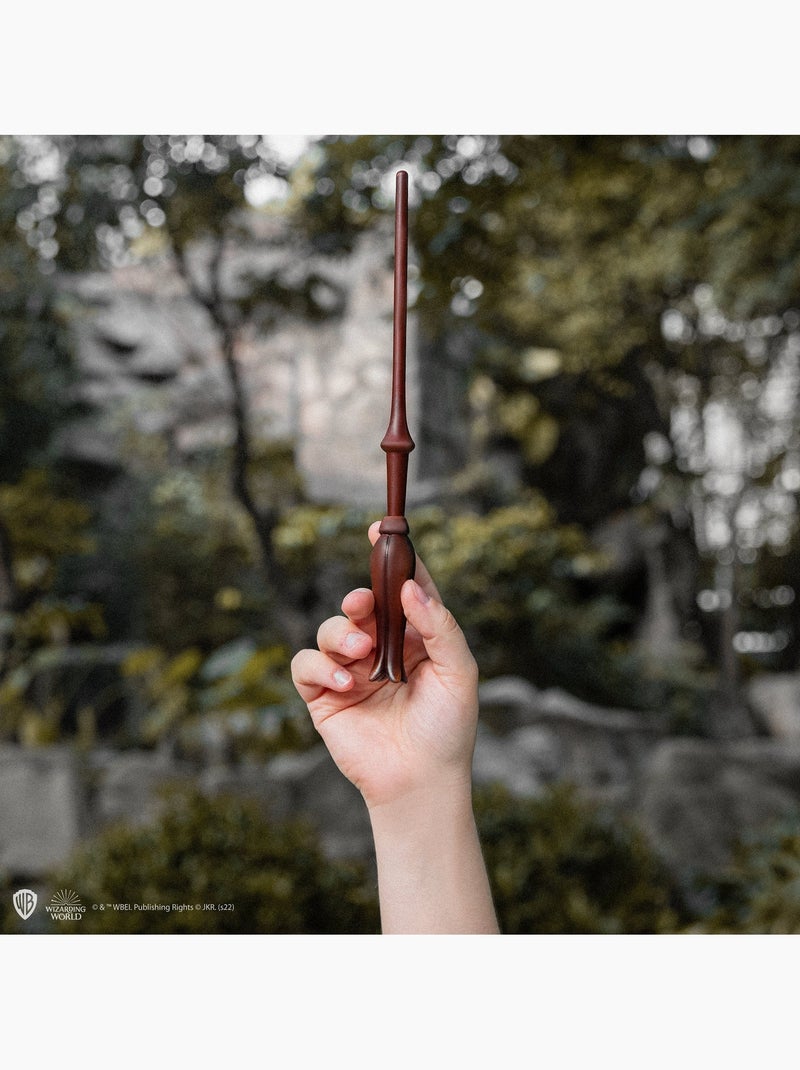 Stylo baguette avec socle & marque-page lenticulaire Luna Lovegood - Harry Potter Marron - Kiabi