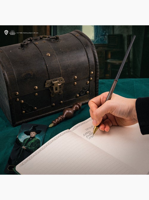 Stylo baguette avec socle & marque-page lenticulaire Minerva McGonagall - Harry Potter - Kiabi